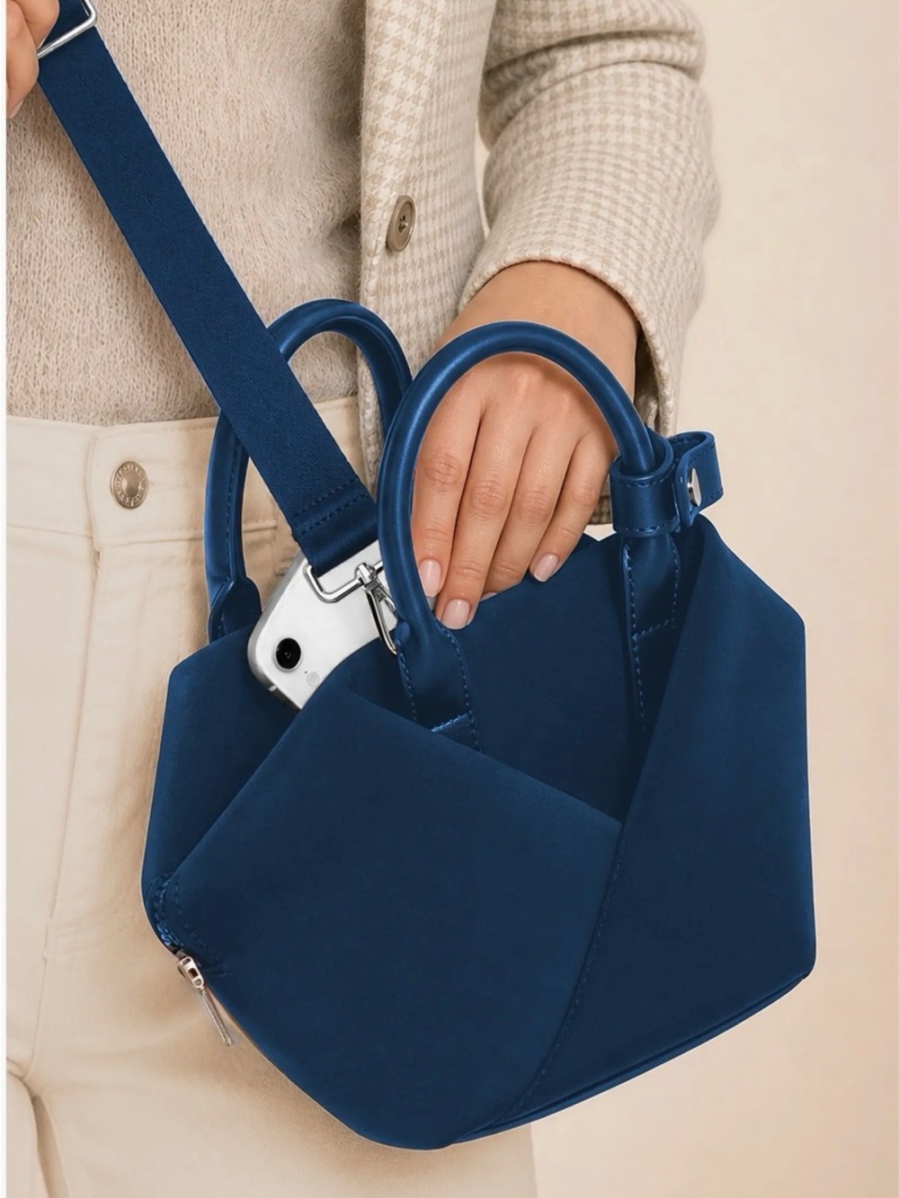 Lux & Nyx Small Origami Crossbody Tote and Handbag For Women